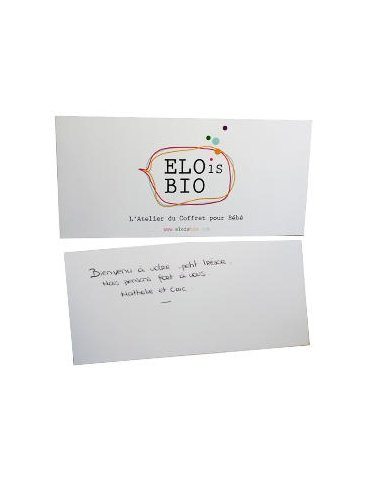 Carte Message Elo is Bio2
