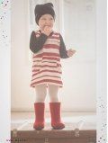 robe-enfant-stripe-rayures-rouges-coton-bio-aarrekid