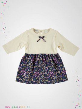 Robe enfant à fleurs