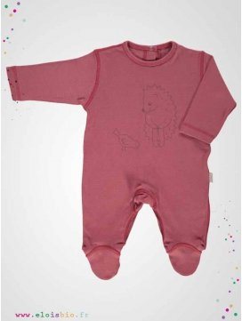 Pyjama bébé brique motif hérisson