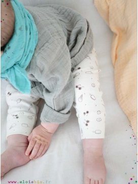 Leggings enfant lait motifs glaces