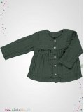 Blouse enfant 5 boutons sapin