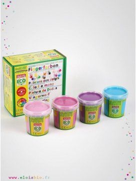 Peintures à doigts Eco Princesse