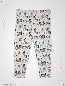 Leggings enfant imprimé Chevaux