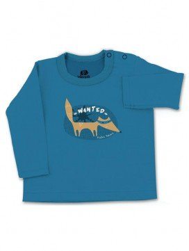 eloisbio-ts340 tee shirt bleu ma++ªtre renard