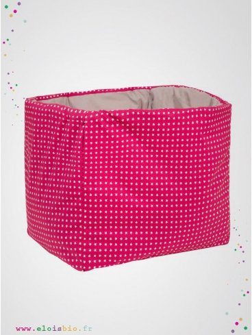 eloisbio-maxi cube etoiles de rangement jouets prisci