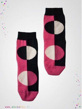 Chaussettes enfant Raspberry coton bio