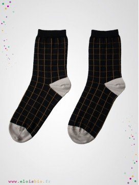 Chaussettes enfant Caviar coton bio 