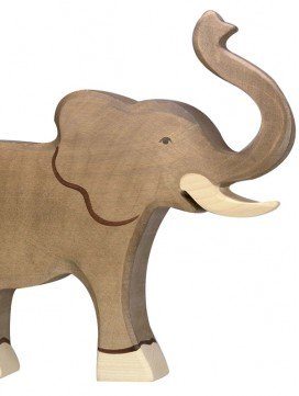 Éléphant en bois