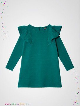 Robe Ruffle enfant coton bio fabrication Europe