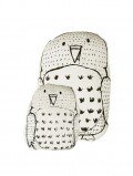 Coussin Hibou Blanc coton bio fabrication europe