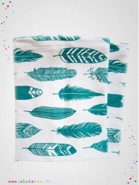 Écharpe de portage en double bandeaux Les Plumes