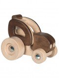 Tracteur en bois naturel