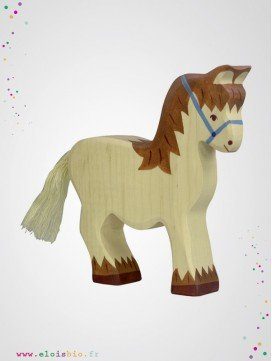 Cheval de trait en bois