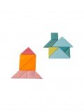 Tangram rose orange