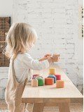 Bols gigognes jeu enfant bois naturel