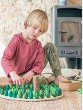 Mandala arbres jeu enfant bois naturel