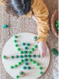 Mandala arbres jeu enfant bois naturel