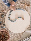 Mandala pierres jeu enfant bois naturel