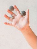 Mandala pierres jeu enfant bois naturel
