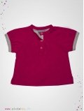 Blouse bohème chic framboise