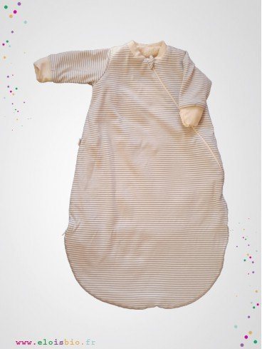 Gigoteuse bébé marinière hiver coton bio