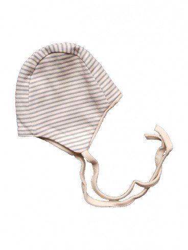 Bonnet bébé marinière coton bio