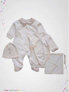 Ensemble vêtements bébé prématuré coton bio