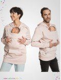 Mama and Daddy Plays - sweat porte-bébé - Sépia Rose