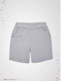 Short enfant gris clair en coton bio