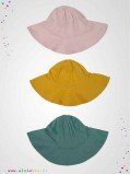 Chapeau de soleil enfant coton bio - 3 coloris