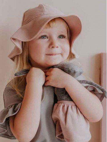 Chapeau de soleil enfant coton bio