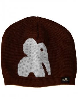 eloisbio-bonnet en laine ellie marron-blanc bellio