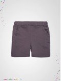 Short enfant gris foncé en coton bio