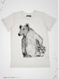 Tee-shirt motif Ours manches courtes