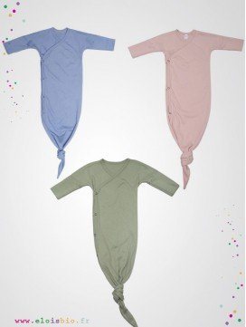 Gigoteuse kimono bébé coton bio - 3 coloris