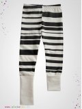Legging enfant imprimé "Stripe" rayures noires