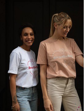 New T-shirt allaitement Breastfeeling coton bio - 2 coloris
