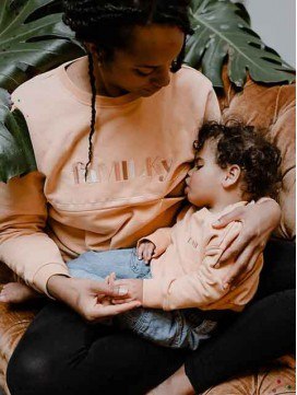 Sweat d’allaitement faMILKy abricot
