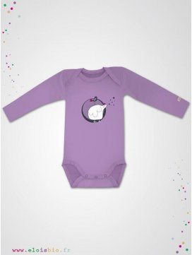 Body enfant "Mini-Poule" rose lila