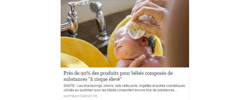 PRODUITS POUR BÉBÉS COMPOSÉS DE SUBSTANCES CHIMIQUES