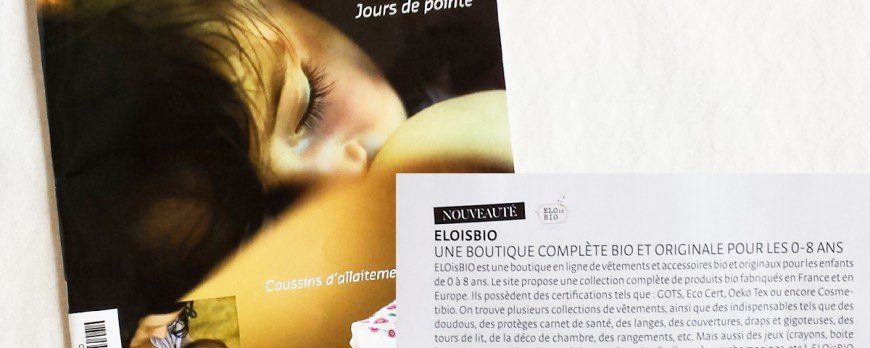 BÉBÉ AU SEIN MAGAZINE PARLE DE ELO IS BIO